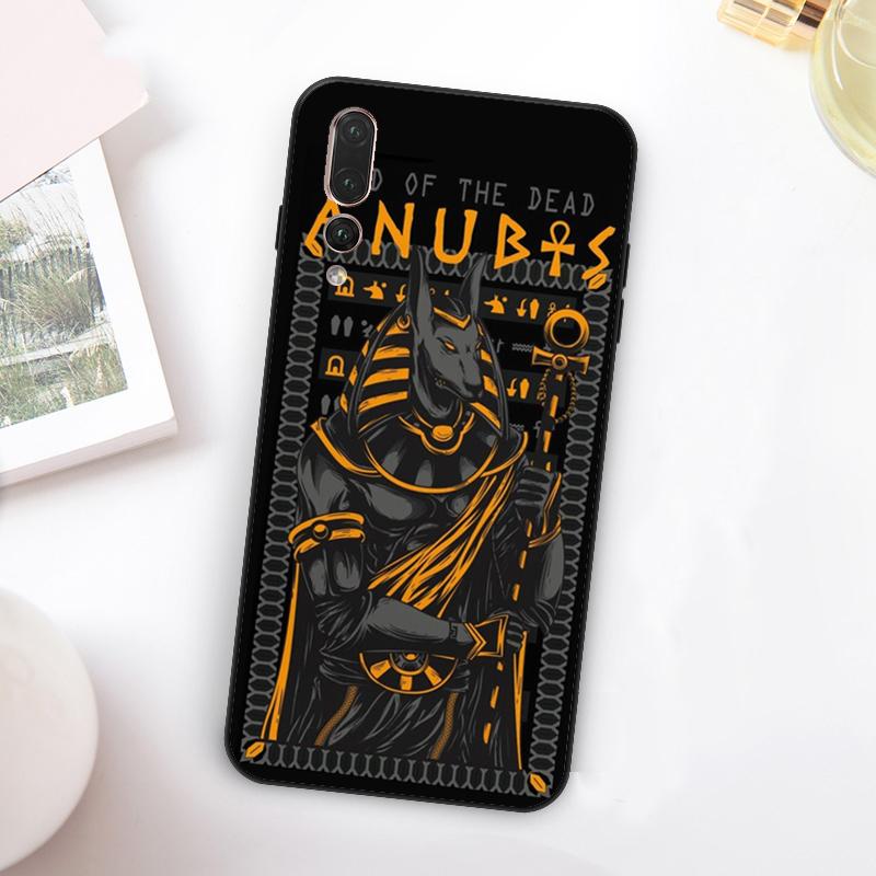Anubis Egyptian God For Huawei Nova Y60 Y70 Y90 Y72 Y73 Y61 Y91 7i 8i 11i 12i 12s 9 10 SE P20 P30 P40 Lite Case
