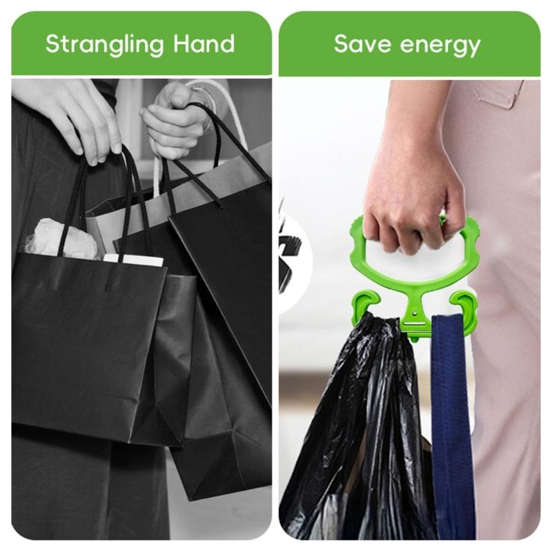 Plastic Grocery Bag Hanger With Quick Setups Designs For Shopping Carts Strollers Door