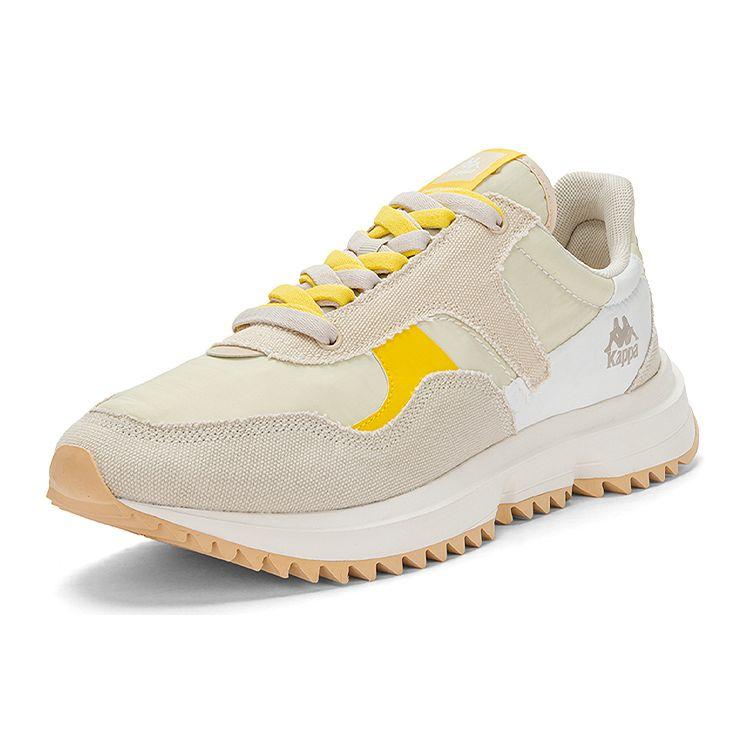 Kappa Retro Patchwork Fabric Synthetic Leather Non-Slip Wear-Resistant Breathable Low-Top Casual Running Shoes Unisex sneaker K0DW5MM02D-2323