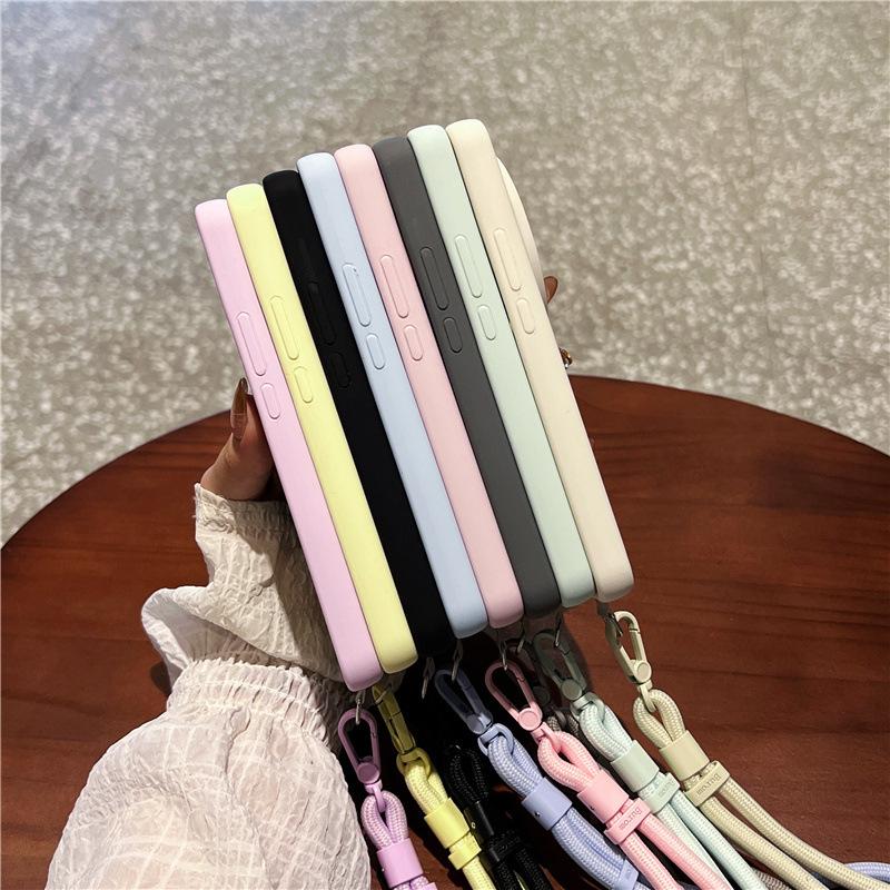 Applicable To Xiaomi Mi 11 Ultra Mobile Phone Case SPro New High-end Liquid Silicone Wristband Lanyard Anti-drop Cover