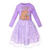 Copybara printed girls star rainbow lace dress 4294