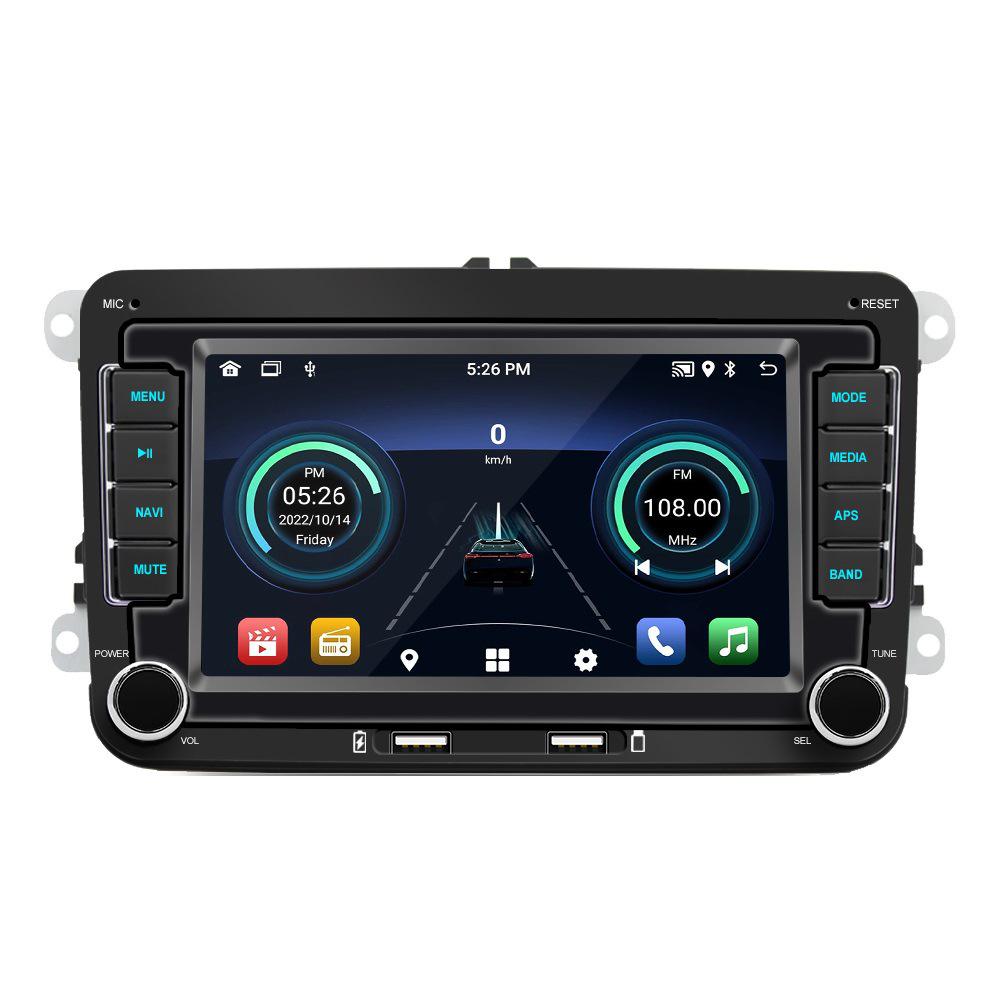 7" Dual-Chip Auto Bluetooth MP5 mit Android Auto, Wireless CarPlay und GPS-Navigation