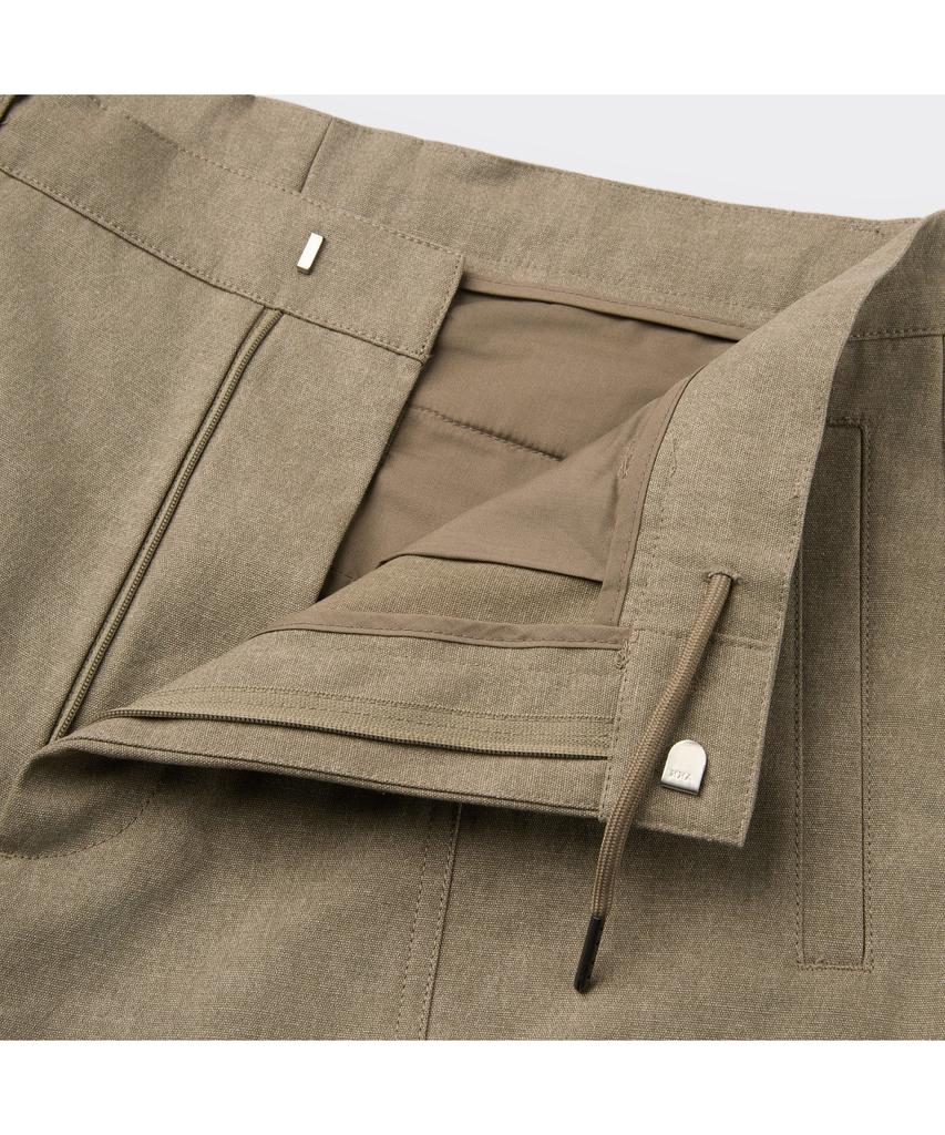 Keoseuuteommellou Beige Cotton Bdu Shorts Cwpam26363Bex