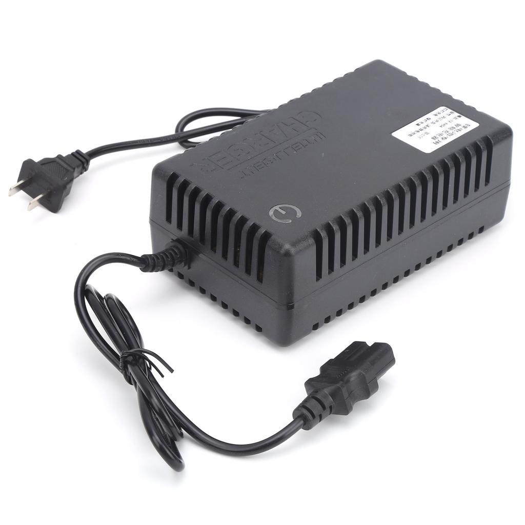 Intelligent Lithium Battery Charger 12.6V 5A Output Charging Adapter for Electric Bike