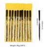 Kit Lima per Liutaio Lima per Levigatura Chitarra Manutenzione Lima per Scanalatura Capotasto Chitarra Lime per Dressing Tasti Riparazione Chitarra Strumento per Liutaio