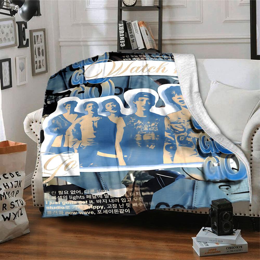 1PC Cortis, K pop Blanket Lightweight Flannel Throw Blanket for Sofa, Bed, Travel, Camping, Livingroom, Office, Couch