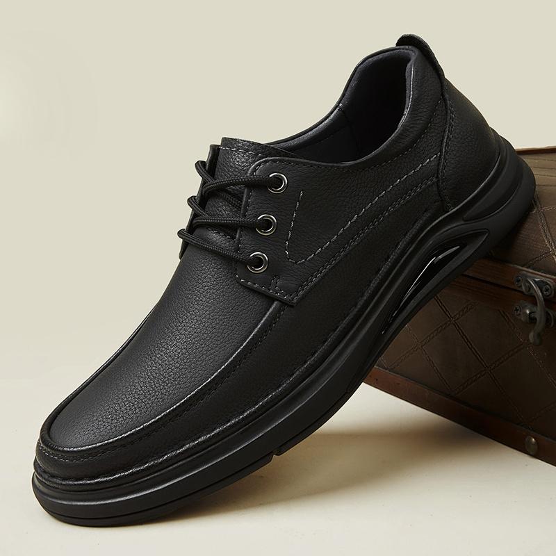 Fashion Luxury Brand Men Comfortable Oxford Shoes Fashionable Casual Leather Shoes Leisure Walk Men Outdoor Derby Shoes Lace Up Sneakers