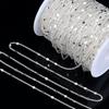 10Meters 2Meters 1Meter Fashion Sequins Chain for Bracelets Necklaces Copper Chains Jewelry Making Components Craft DIY Findings