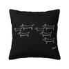 Nordic Kawaii Dachshund Cushion Cover Soft Sausage Badger Wiener Dog Pillow Case Decoration