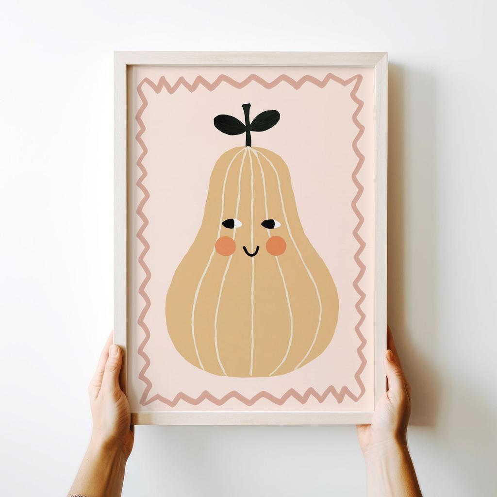 Poster for a Child Zucchini Pumpkin