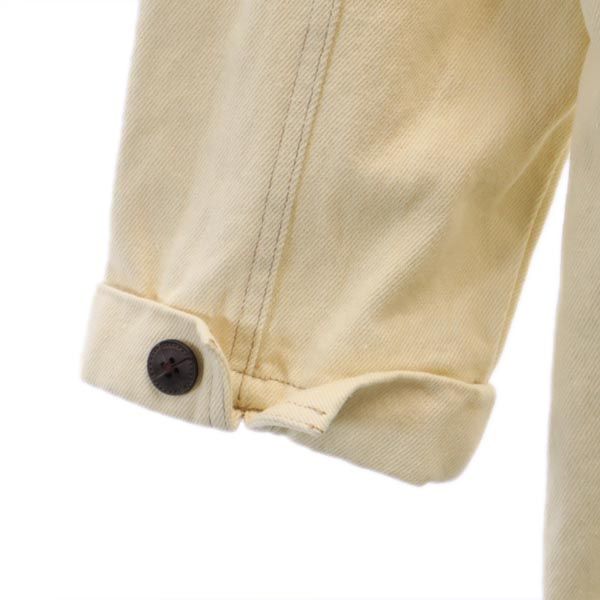 Denim&Co Old Stainless collar coat off white Women Used