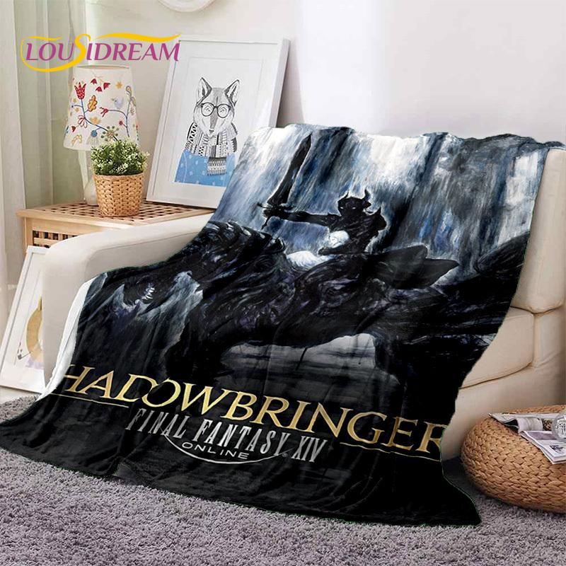 Final Fantasy Series Games Soft Blankets,Keep Warm Throw Blanket Comfortable Blanket for Picnic Beds Sofa Home Bedroom Gift Kids