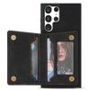 Pro Samsung Galaxy S25 Ultra Case Zip Pocket Wallet Kickstand Ochranný kryt telefonu
