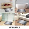 Gradient Stripes Imitation Cashmere Bathroom Floor Mats Anti-Slip Wear-Resistant Bathroom Mats Home Decoration