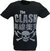Unisexs Black Official The Clash Skull Crossbones T Shirt