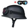 World War II German Style Motorcycle Helmet Capacetes Open Face Retro Cascos Para Moto