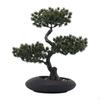 Artificial Bonsai Pine 10.2x13.4inch PP Material for Home Decoration