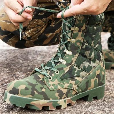 Botas Esportivas Masculinas Camuflagem Calçados de Segurança Masculinos Cano Alto Respirável Deserto Calçados Tênis Masculinos Botas Zapatillas Masculino
