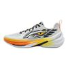 Zapatillas de Baloncesto Li Ning para Niños Cómodas Versátiles Antideslizantes Soporte de Rebote Caña Baja Zapatilla para Niños Gris Claro Negro YKBV056-9