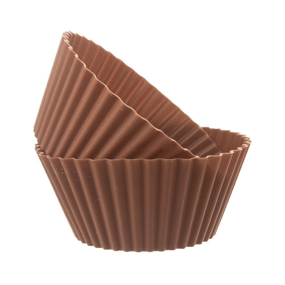6x Silicone Muffin Cups for Baking Muffins