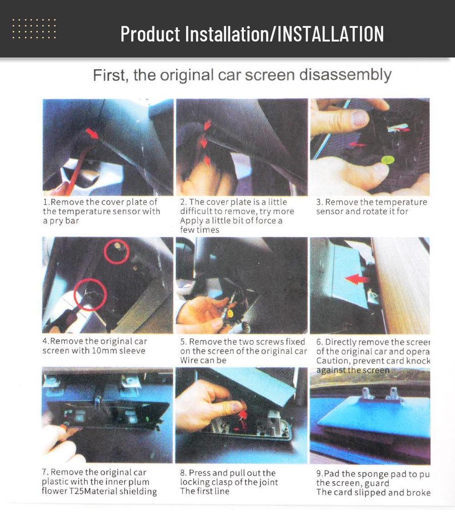 Cross-Border Model 3/Y Monitor Adjustable Center Console Rotating Navigation Bracket