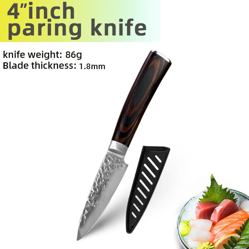 Kitchen Knife 8 inch Professional Japanese Chef Knives 7CR17 440C High Carbon Stainless Steel Meat Cleaver Slicer Santoku Knife