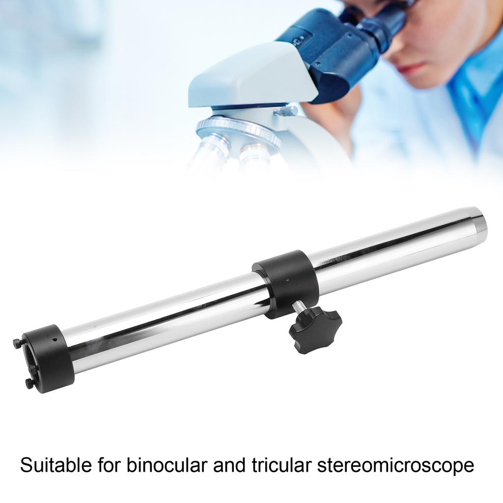 Microscope Camera Table Stand Dia 32mm Length 350mmCelsius250mm Bracket for Binocular Triocular Stereo Microscope