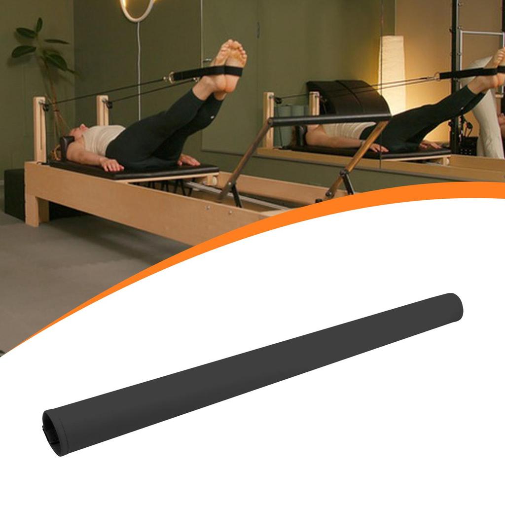 Bar Cover PU Leather for Pilates Reformer Machine Equipment Exercise Black