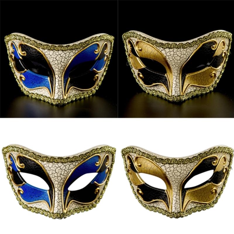 Masquerade Mask Halloween Mask Costume Decoration Half Face Mask for Women Men Halloween Masquerade Cosplay Party Proms