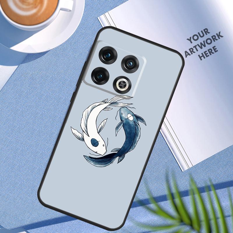 

Ying Yang Koi Fish Case For OnePlus 11 12 9 10 Pro 10R 9R 8T 10T 12R Nord N10 N20 N30 2T CE4 CE 2 3 Lite Cover OnePlus 8T