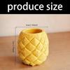 Elegant Pineapple Styles Multifunctional Desktop Accessory Pineapple Shape Decoration Pen Holder Makeup Brush Organizers
