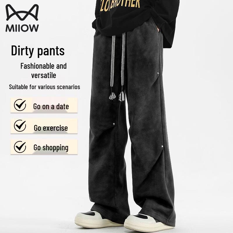 

MiiOW Men s Warm Casual Sports Pants 4XL
