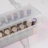 1Pcs Nail Art Rectangle Transparent Storage Box Nail Rhinestone Brush Pen Buffer Grinding Files Organizer Container Case