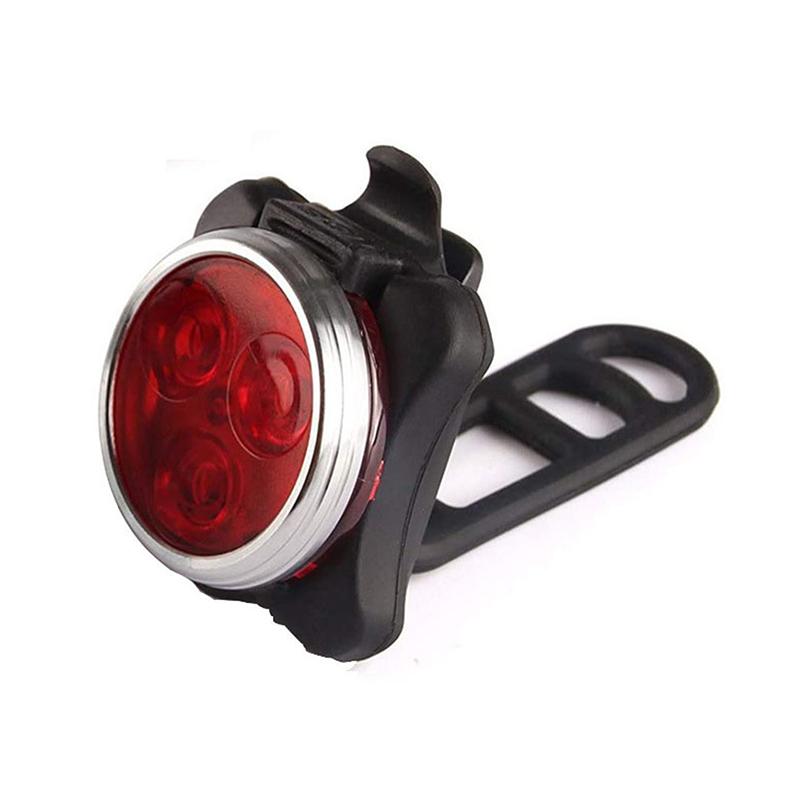 Usb Rechargeable Bike Light Set,Super Bright Front Headlight And Rear Led Bicycle Light,650Mah ,4 Light Mode Options