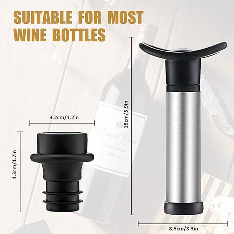 Wine Stoppers for Wine Saver Vacuum Pump Preserver Grade Rubber Wine Stopper Keep Your Wine Fresh Bottle Cap Sealer for Home