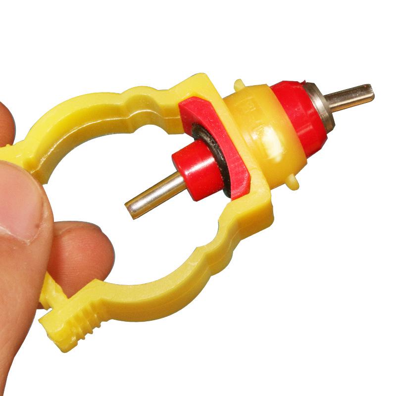Automatic Chicken Drinker: Spring Valve & Nipple Cup System