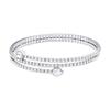Twist Bracelets Womens Silver