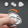 Triple Pack Magnetic Push Cards Triangle Fingertip Spinner Metal Popping Sound Stimulating Game Foradult Stress Ease Toys