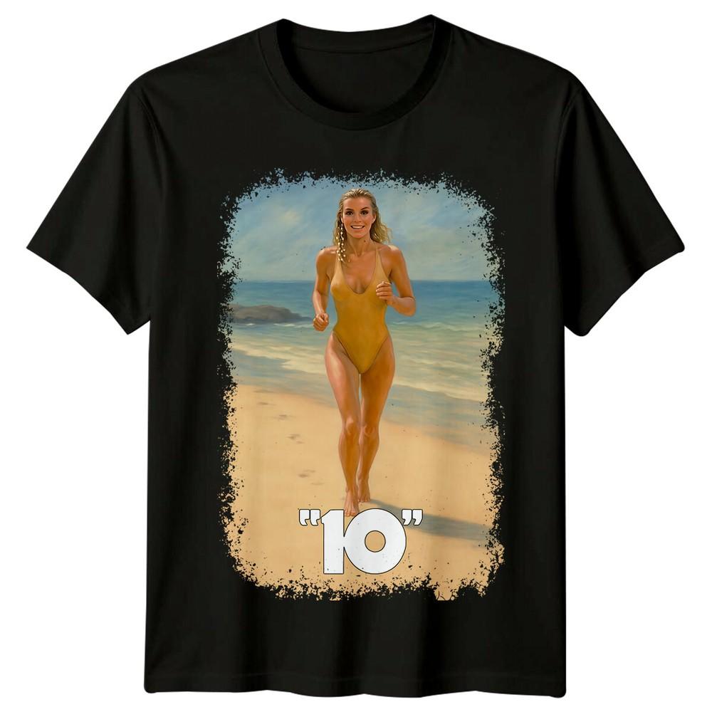 

10 (1979) Movie Poster Inspired T-Shirt Retro 70s Tee 2XL