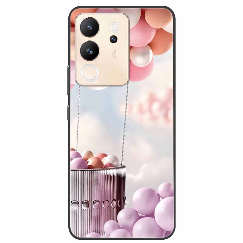 For Vivo V30 Lite Case 6.67'' Silicone Painted Soft TPU Protective Cover for Vivo V 30 Lite 5G Phone Cases V30Lite V2314 Cartoon