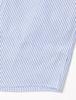 Amazon Essentials Men's Slim Fit Long Sleeve Poplin Shirt, Blue and White, Vertical Stripes, Size M