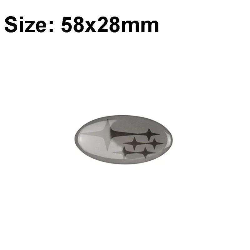 58x28mm Car Interior Steering Wheel Emblem Sticker for Subaru WRX XV BRZ FORESTER IMPREZA LEGACY OUTBACK STI TRIBECA WRC ASCENT WW111
