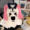 Girls Summer Cotton Polo Shirt Fashionable Short Sleeve T-Shirt For Middle And Big Kids Student Casual Top