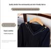 Plus Size V-Neck Loose Fit Long-Sleeve Knitted Sweater, Mid-Length, Slimming Design 200/300/350 Jin - Style 8097