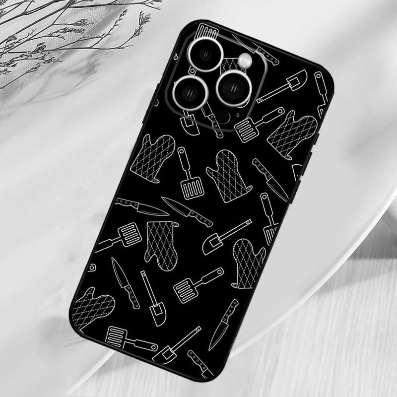 Baking Tools Phone Case For iPhone 17 Pro Max 16 14 13 12 11 15 Pro Max Plus 12 13 Mini 16e 17 Air Cover