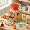Educational Activity Cube Fine Motor Skills Wooden for Young Children,