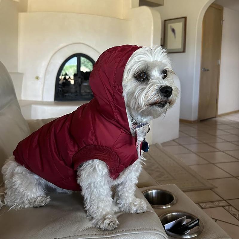New Autumn/Winter Waterproof Dog Ski Jacket - Two-Legged Cotton Vest