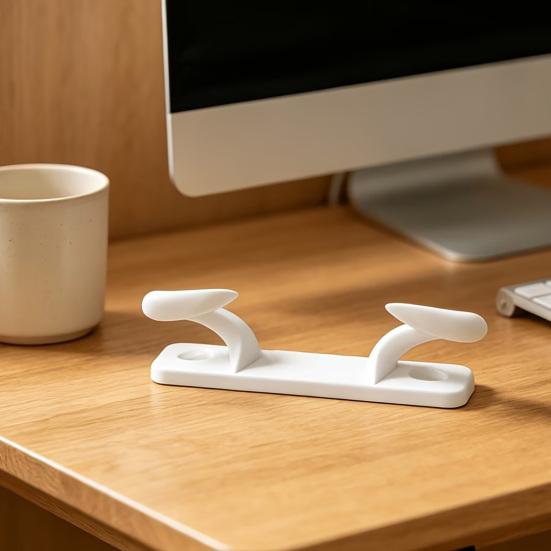 DYS 3D Printed Angled Horn Handle Stand, Universal Controller Holder with Anti?Slip Base, Creative Rack for PS5 Xbox PC Gaming Controllers, Desktop