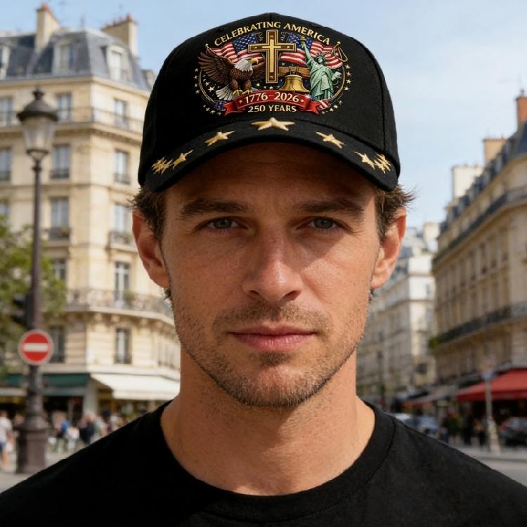 Outdoor Baseball Cap Presenting 3D Statue Of Liberty Detail In Cotton 250th Anniversary Baseball Cap Adjustable Fit