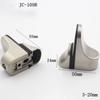 Zinc Alloy Adjustable Bracket Supports for Glass Wood Shelves (2pcs)